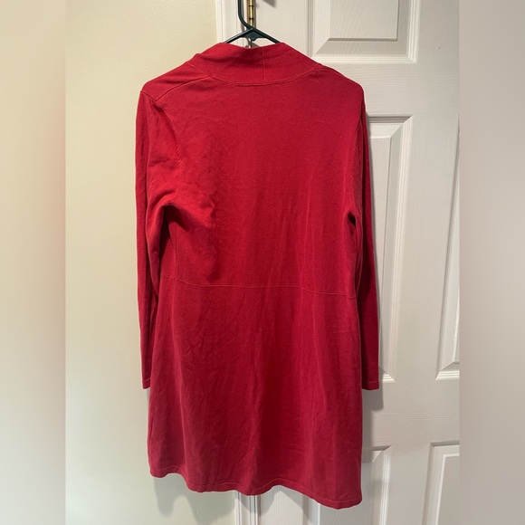 Isaac Mizrahi Live! Coral Cardigan - Picture 2 of 3